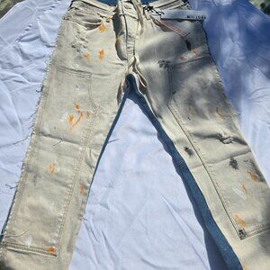 First Row Slim Straight Jeans 34x32